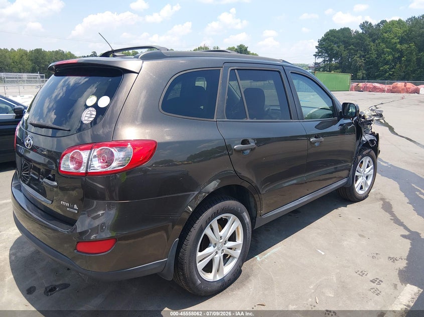 2011 Hyundai Santa fe VIN 5XYZHDAG7BG004031 IAAI salvage auction — RIGHT FRONT, Salvage (North Carolina), sold $675 on 2026-07-31 (photo 4)