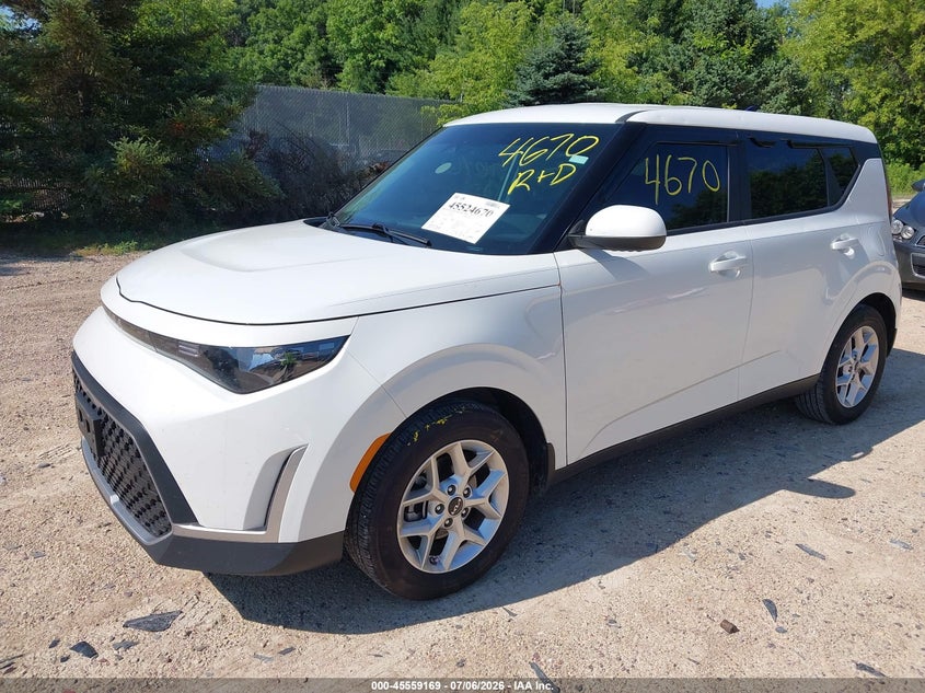 2024 Kia Soul VIN KNDJ23AU1R7227350 IAAI salvage auction — HAIL, Wait Title, sold $7,900 on 2026-08-19 (photo 2)