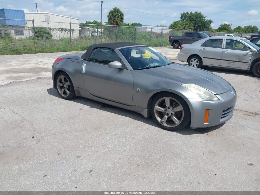 2006 Nissan 350z VIN JN1AZ36A76M480344 IAAI salvage auction — NORMAL WEAR, Clear (Montana), sold $175 on 2026-07-29 (photo 1)