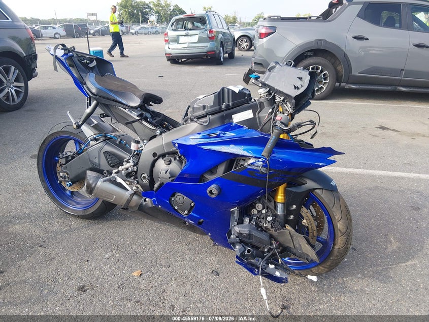 2018 Yamaha Yzf VIN JYARJ28E4JA002759 IAAI salvage auction — FRONT END, Salvage Title, sold $2,150 on 2026-09-02 (photo 1)