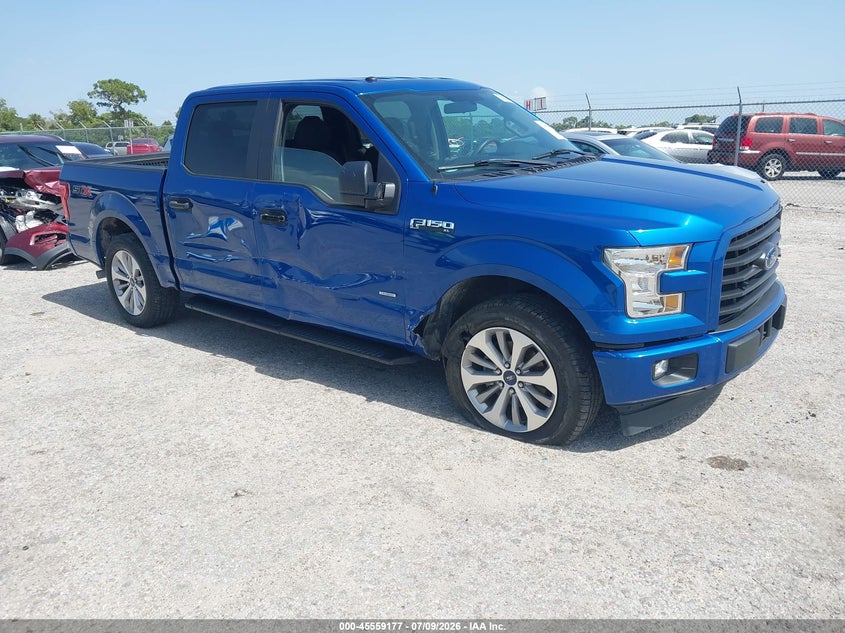 2017 Ford F-150 VIN 1FTEW1CP5HKE06018 IAAI salvage auction — RIGHT SIDE, Salvage Title, sold $6,250 on 2026-07-31 (photo 1)