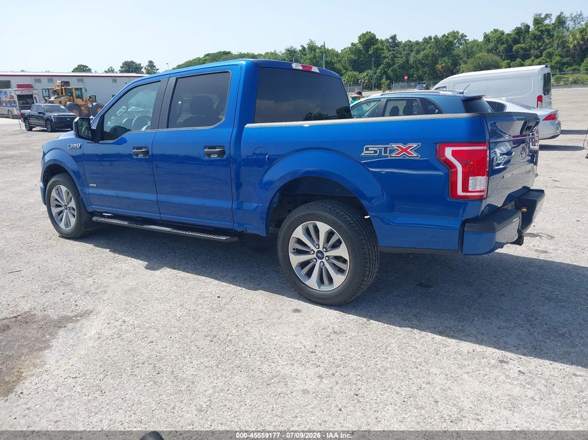 2017 Ford F-150 VIN 1FTEW1CP5HKE06018 IAAI salvage auction — RIGHT SIDE, Salvage Title, sold $6,250 on 2026-07-31 (photo 3)