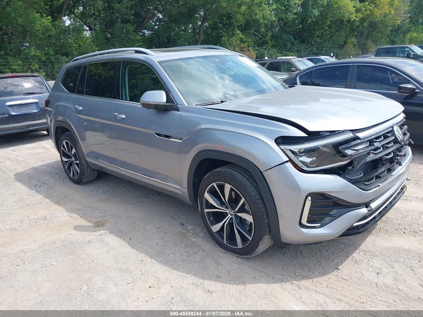 2025 Volkswagen Atlas VIN 1V2FR2CA4SC546736 IAAI salvage auction — FRONT END, Salvage (Indiana), sold $17,700 on 2026-07-29 (photo 1)