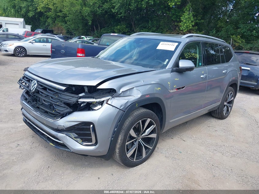 2025 Volkswagen Atlas VIN 1V2FR2CA4SC546736 IAAI salvage auction — FRONT END, Salvage (Indiana), sold $17,700 on 2026-07-29 (photo 2)