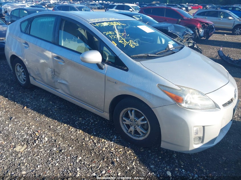 2010 Toyota Prius VIN JTDKN3DUXA0161837 IAAI salvage auction — FRONT & REAR, Mv-907A (New York), sold $850 on 2026-07-21 (photo 1)