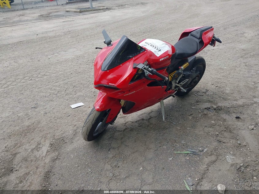 2016 Ducati Panigale VIN ZDM14BYW9GB003740 IAAI salvage auction — THEFT, Salvage Title, sold $7,100 on 2026-08-25 (photo 2)