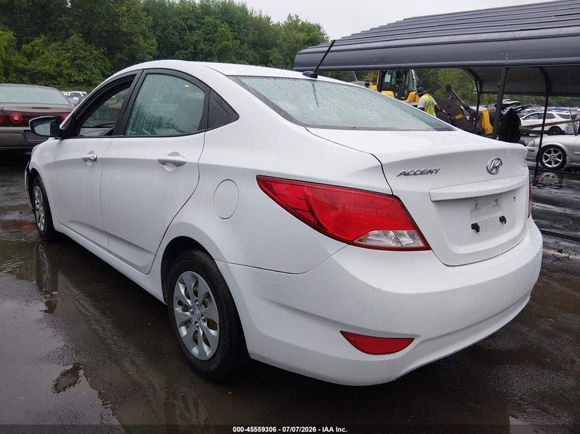 2017 Hyundai Accent VIN KMHCT4AE8HU366536 IAAI salvage auction — THEFT, Salvage (Connecticut), sold $525 on 2026-07-30 (photo 3)