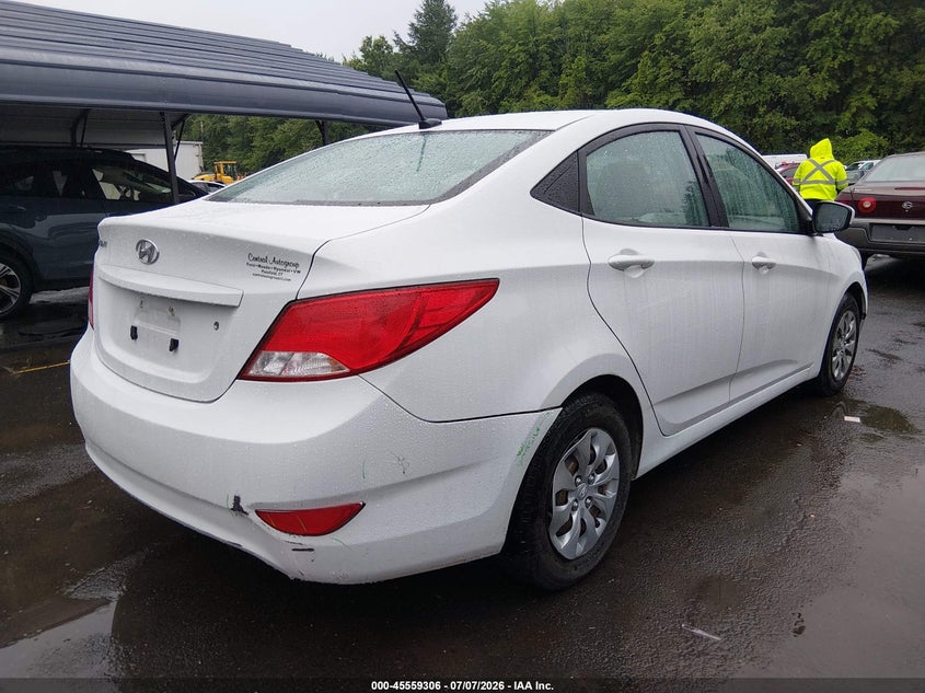 2017 Hyundai Accent VIN KMHCT4AE8HU366536 IAAI salvage auction — THEFT, Salvage (Connecticut), sold $525 on 2026-07-30 (photo 4)
