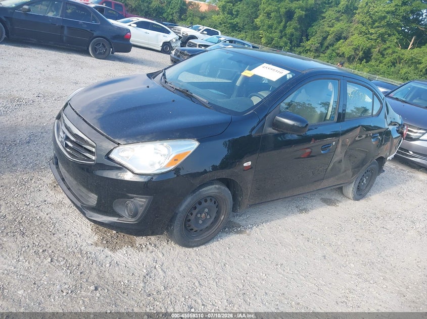 2018 Mitsubishi Mirage VIN ML32F3FJ5JHF03833 IAAI salvage auction — REAR END, Salvage Title, sold $1,050 on 2026-07-28 (photo 2)