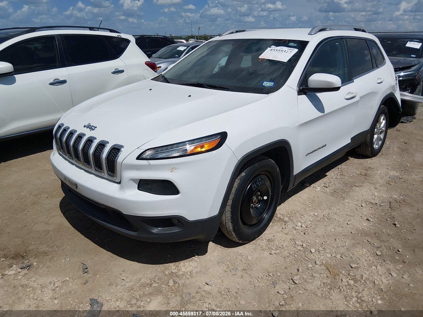 2018 Jeep Cherokee VIN 1C4PJLCB2JD568061 IAAI salvage auction — REAR END, Original (Texas), sold $2,050 on 2026-09-11 (photo 2)