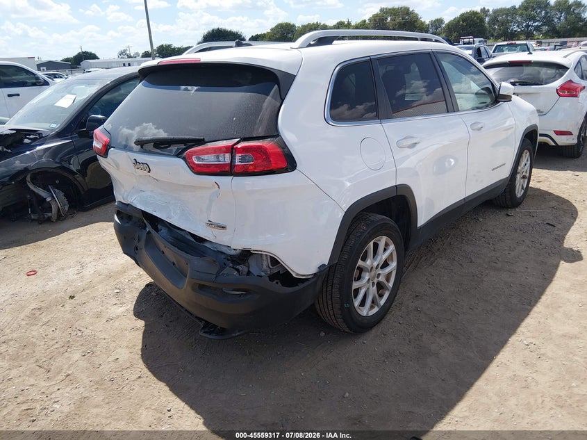 2018 Jeep Cherokee VIN 1C4PJLCB2JD568061 IAAI salvage auction — REAR END, Original (Texas), sold $2,050 on 2026-09-11 (photo 4)