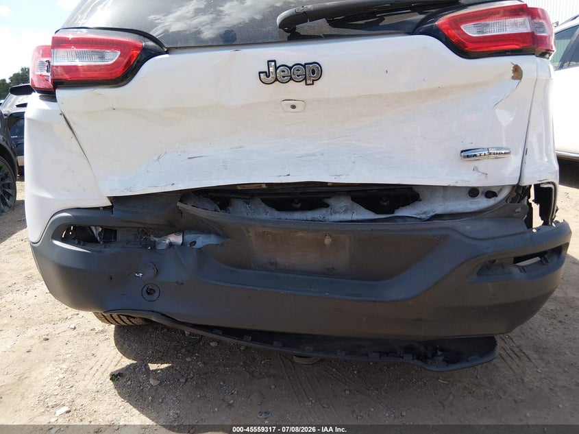2018 Jeep Cherokee VIN 1C4PJLCB2JD568061 IAAI salvage auction — REAR END, Original (Texas), sold $2,050 on 2026-09-11 (photo 6)