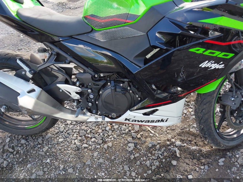 2022 Kawasaki Ninja VIN JKAEXKG1XNDAG8410 IAAI salvage auction — LEFT & RIGHT, Mv-907A (New York), sold $825 on 2026-07-21 (photo 8)
