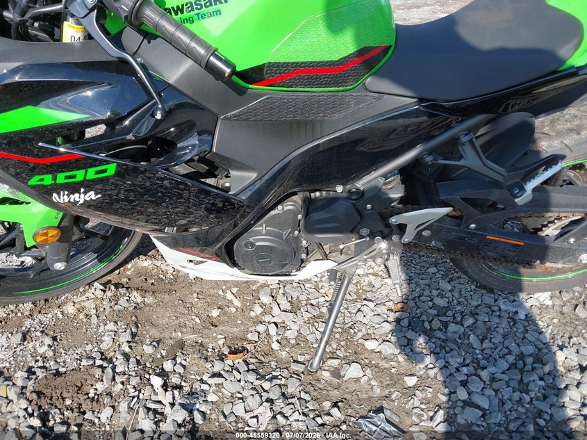 2022 Kawasaki Ninja VIN JKAEXKG1XNDAG8410 IAAI salvage auction — LEFT & RIGHT, Mv-907A (New York), sold $825 on 2026-07-21 (photo 9)