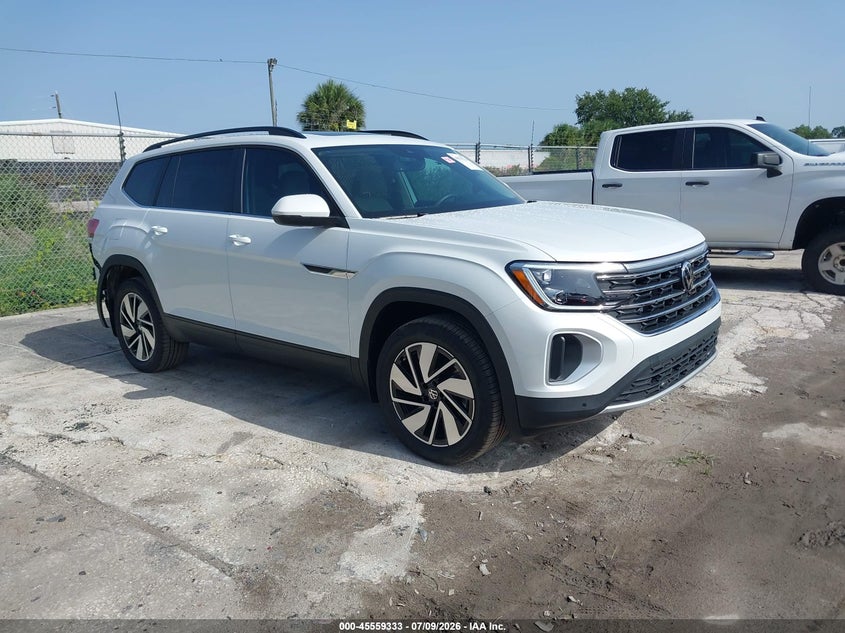 2026 Volkswagen Atlas VIN 1V2JN2CA5TC582653 IAAI salvage auction — REAR END, Rebuildable (Florida), sold $16,300 on 2026-07-29 (photo 1)