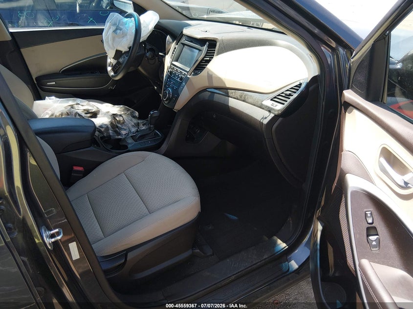 2018 Hyundai Santa fe VIN 5XYZU3LB3JG504077 IAAI salvage auction — FRONT END, Salvage Title, sold $1,850 on 2026-08-01 (photo 5)