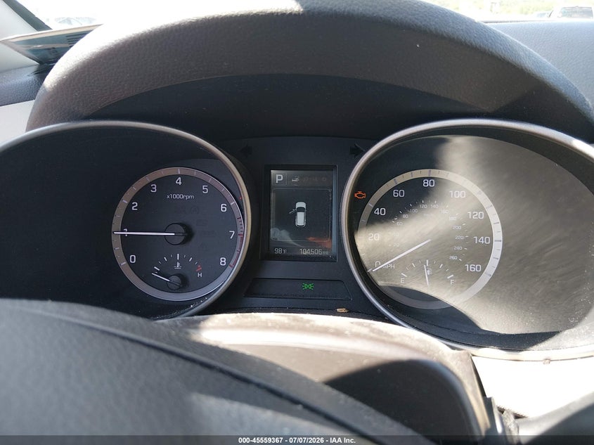 2018 Hyundai Santa fe VIN 5XYZU3LB3JG504077 IAAI salvage auction — FRONT END, Salvage Title, sold $1,850 on 2026-08-01 (photo 7)
