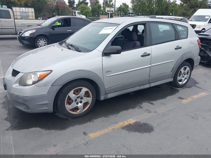 2004 Pontiac Vibe VIN 5Y2SL62854Z458026 IAAI salvage auction — NORMAL WEAR, App For Dup Clear (California), sold $325 on 2026-07-27 (photo 2)