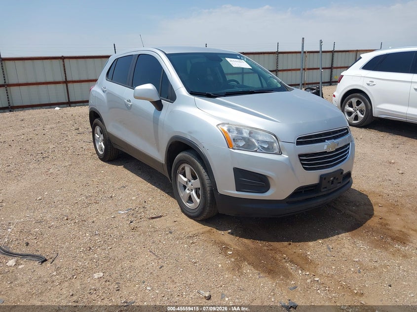 2016 Chevrolet Trax VIN KL7CJNSB4GB521871 IAAI salvage auction — ALL OVER, Clear (Texas), sold $1,375 on 2026-07-20 (photo 1)