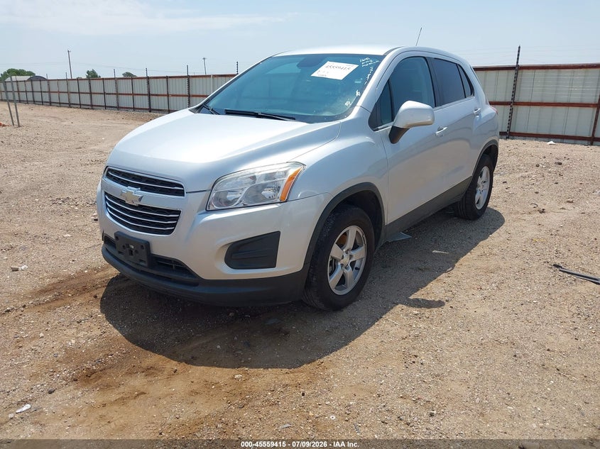 2016 Chevrolet Trax VIN KL7CJNSB4GB521871 IAAI salvage auction — ALL OVER, Clear (Texas), sold $1,375 on 2026-07-20 (photo 2)
