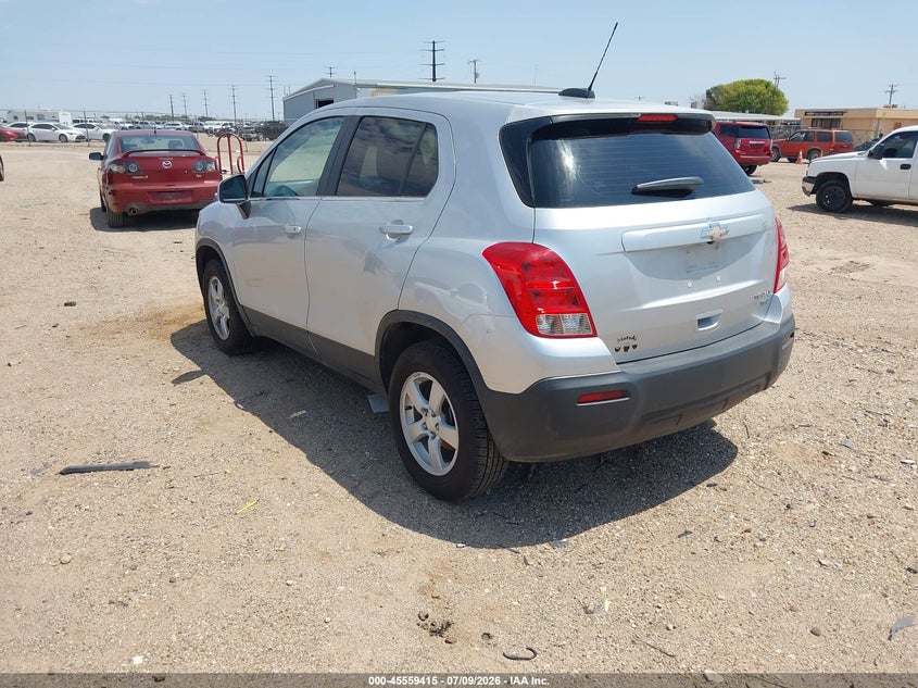 2016 Chevrolet Trax VIN KL7CJNSB4GB521871 IAAI salvage auction — ALL OVER, Clear (Texas), sold $1,375 on 2026-07-20 (photo 3)
