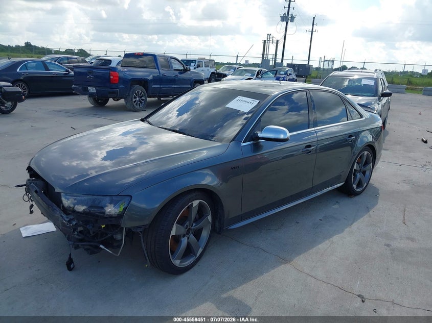 2015 Audi S4 VIN WAUBGAFL1FA076791 IAAI salvage auction — WATER/FLOOD, Salvage (Texas), sold $75 on 2026-07-24 (photo 2)