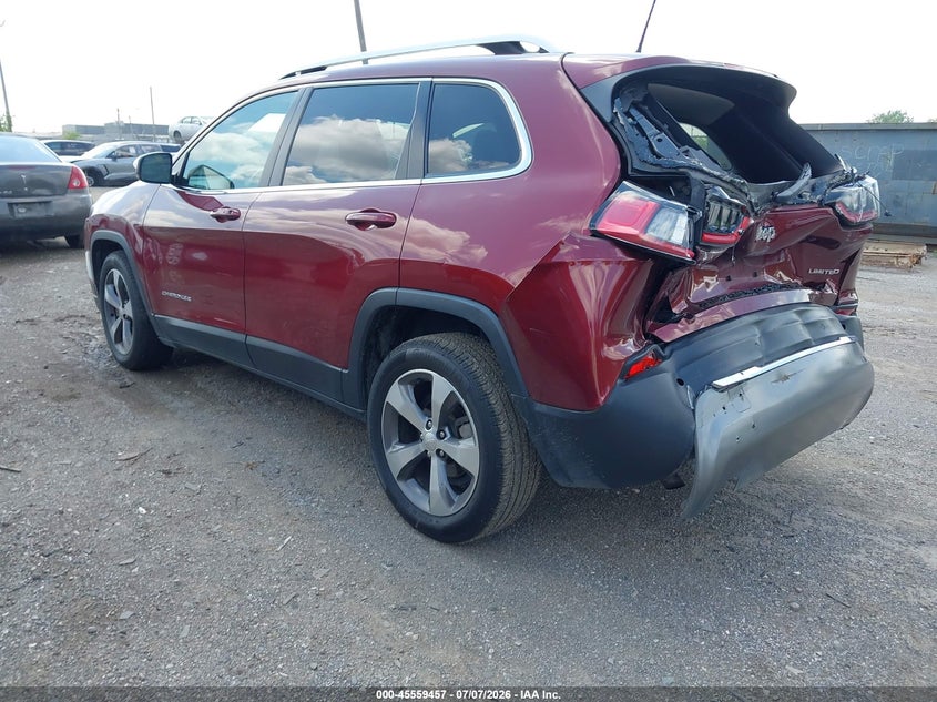 2020 Jeep Cherokee VIN 1C4PJLDB1LD525459 IAAI salvage auction — REAR END, Clear (Michigan), sold $2,350 on 2026-08-22 (photo 3)