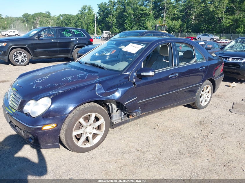 2007 Mercedes-benz C-klasse VIN WDBRF92H27F903091 IAAI salvage auction — FRONT END, Salvage (Massachusetts), sold $425 on 2026-08-14 (photo 6)