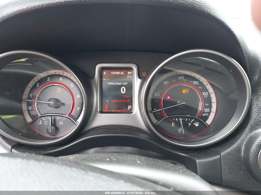 2016 Dodge Journey VIN 3C4PDCGB9GT123661 IAAI salvage auction — LEFT FRONT, Salvage (Illinois), sold $800 on 2026-08-14 (photo 7)