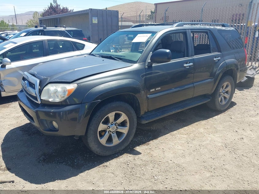 2006 Toyota 4runner VIN JTEBT14R168032797 IAAI salvage auction — RIGHT SIDE, Salvage (Nevada), sold $3,200 on 2026-07-31 (photo 2)
