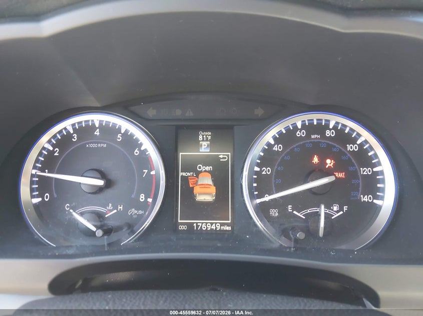 2015 Toyota Highlander VIN 5TDJKRFH2FS181043 IAAI salvage auction — RIGHT REAR, Salvage (California), sold $5,450 on 2026-07-22 (photo 7)