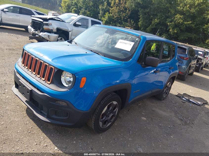 2015 Jeep Renegade VIN ZACCJAAT9FPB78985 IAAI salvage auction — NORMAL WEAR, Clear (Tennessee), sold $600 on 2026-07-29 (photo 2)