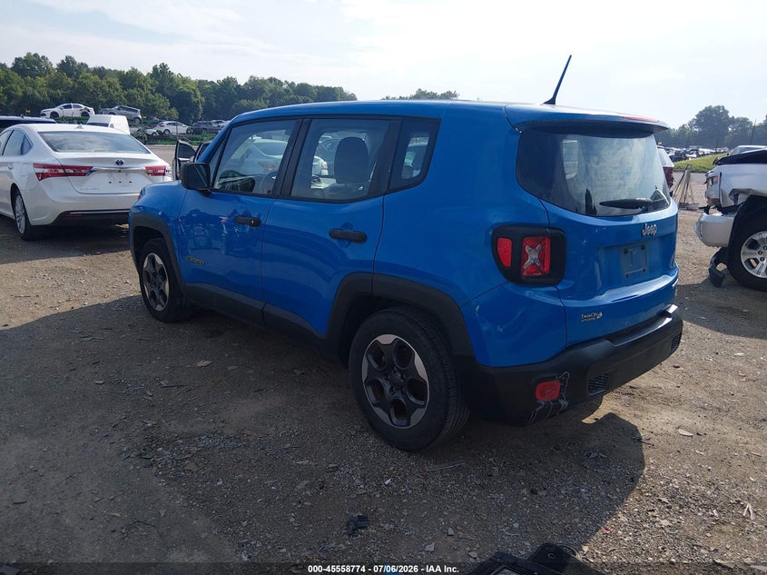 2015 Jeep Renegade VIN ZACCJAAT9FPB78985 IAAI salvage auction — NORMAL WEAR, Clear (Tennessee), sold $600 on 2026-07-29 (photo 3)