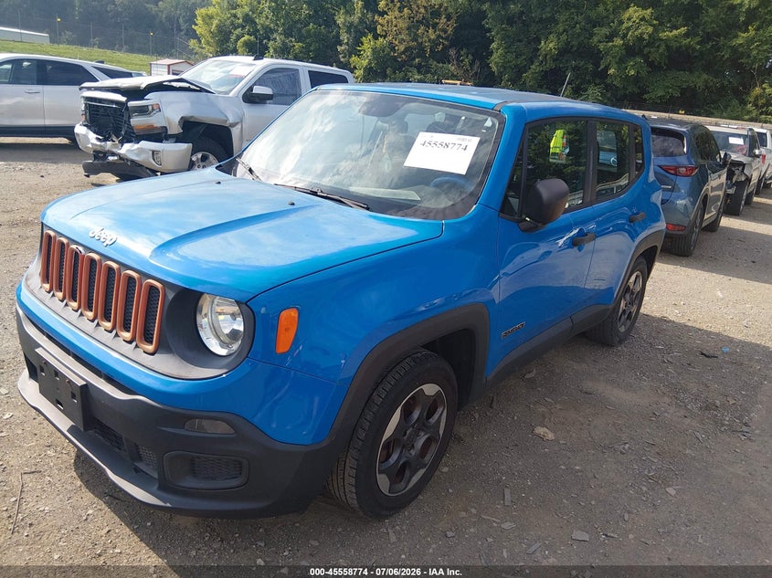 2015 Jeep Renegade VIN ZACCJAAT9FPB78985 IAAI salvage auction — NORMAL WEAR, Clear (Tennessee), sold $600 on 2026-07-29 (photo 6)