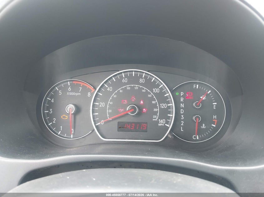 2009 Suzuki Sx4 VIN JS2YB413X96203233 IAAI salvage auction — NORMAL WEAR, Clear (Louisiana), sold $250 on 2026-07-20 (photo 7)