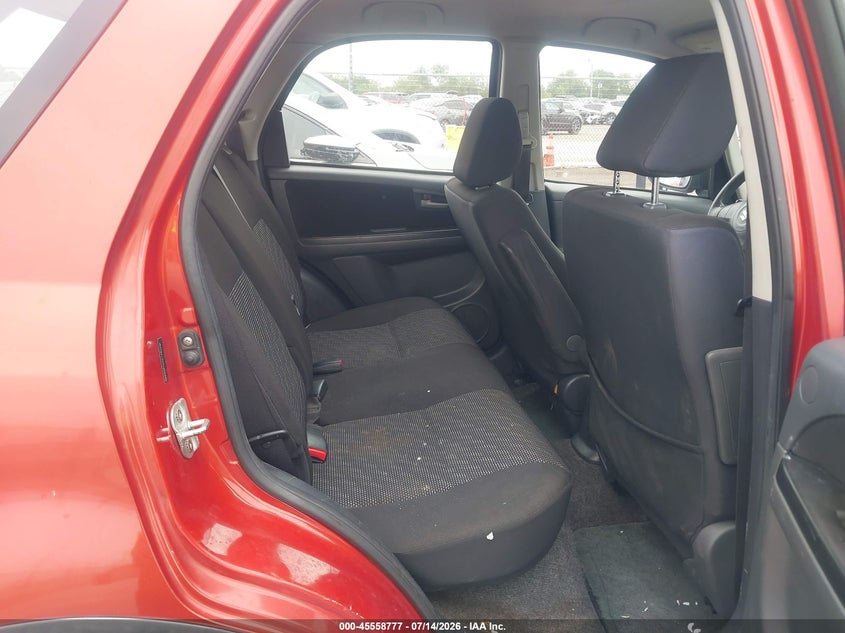 2009 Suzuki Sx4 VIN JS2YB413X96203233 IAAI salvage auction — NORMAL WEAR, Clear (Louisiana), sold $250 on 2026-07-20 (photo 8)