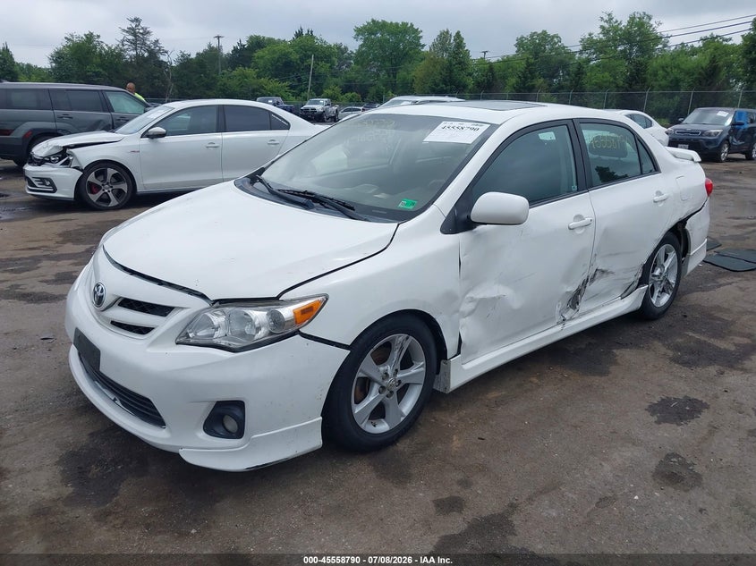 2013 Toyota Corolla VIN 5YFBU4EE6DP126156 IAAI salvage auction — SIDE, Salvage Title, sold $2,750 on 2026-07-28 (photo 2)