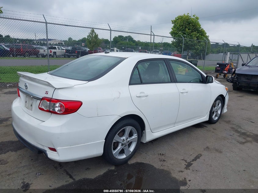 2013 Toyota Corolla VIN 5YFBU4EE6DP126156 IAAI salvage auction — SIDE, Salvage Title, sold $2,750 on 2026-07-28 (photo 4)