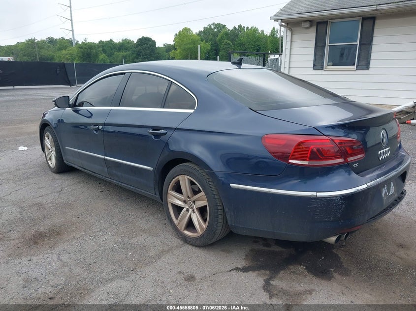 2014 Volkswagen Passat cc VIN WVWBP7AN6EE517160 IAAI salvage auction — NORMAL WEAR, Clear (Connecticut), sold $250 on 2026-07-29 (photo 3)