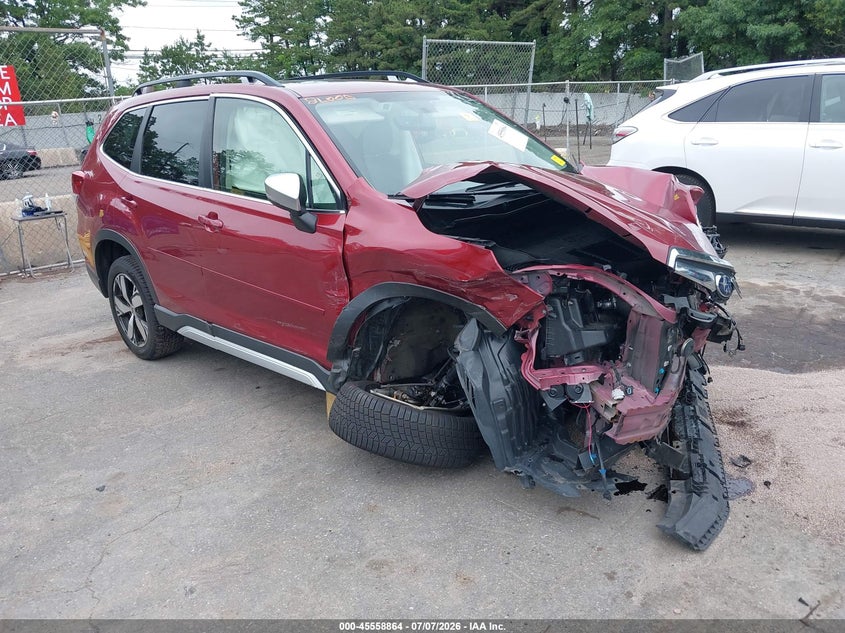 2020 Subaru Forester VIN JF2SKAXC0LH464048 IAAI salvage auction — BIO HAZARD, Mv-907A (New York), sold $25 on 2026-07-28 (photo 1)