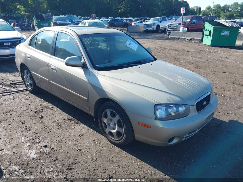 2002 Hyundai Elantra VIN KMHDN45D92U450873 IAAI salvage auction — NORMAL WEAR, Clear (New York), sold $425 on 2026-07-14 (photo 1)