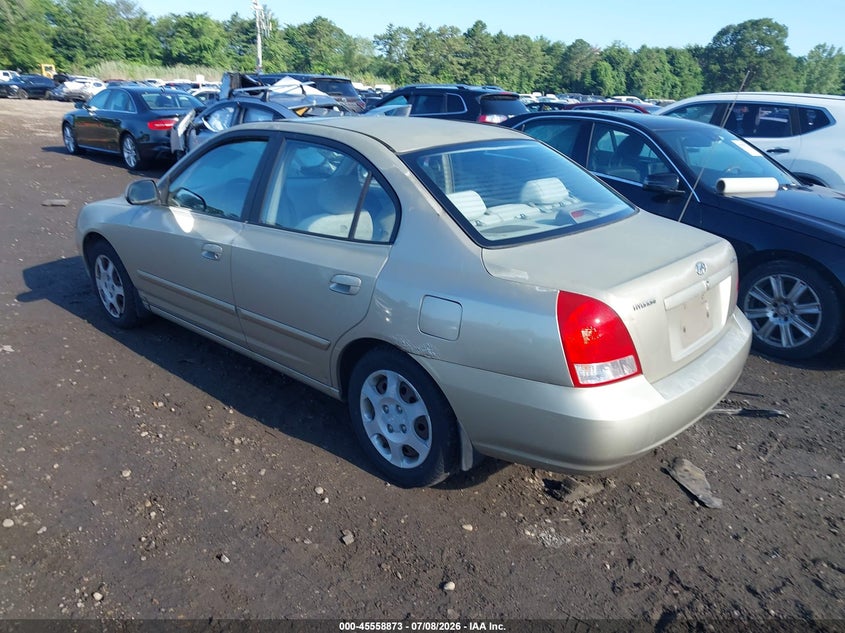 2002 Hyundai Elantra VIN KMHDN45D92U450873 IAAI salvage auction — NORMAL WEAR, Clear (New York), sold $425 on 2026-07-14 (photo 3)