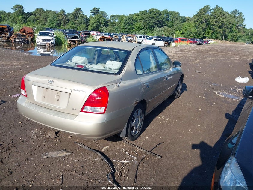 2002 Hyundai Elantra VIN KMHDN45D92U450873 IAAI salvage auction — NORMAL WEAR, Clear (New York), sold $425 on 2026-07-14 (photo 4)