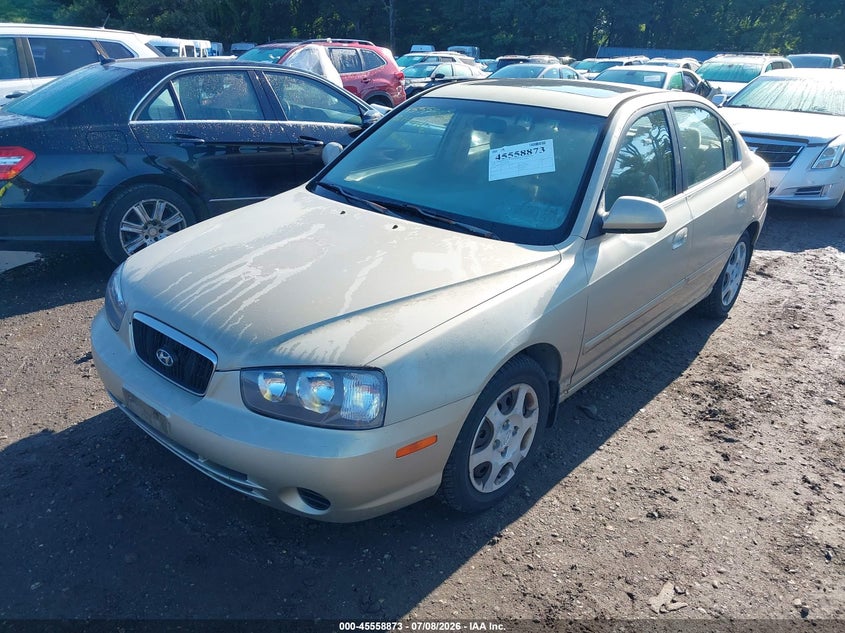 2002 Hyundai Elantra VIN KMHDN45D92U450873 IAAI salvage auction — NORMAL WEAR, Clear (New York), sold $425 on 2026-07-14 (photo 6)