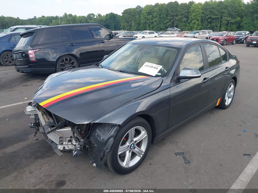 2013 BMW 3er VIN WBA3A5C57DJ462941 IAAI salvage auction — FRONT END, Salvage (North Carolina), sold $25 on 2026-07-29 (photo 2)