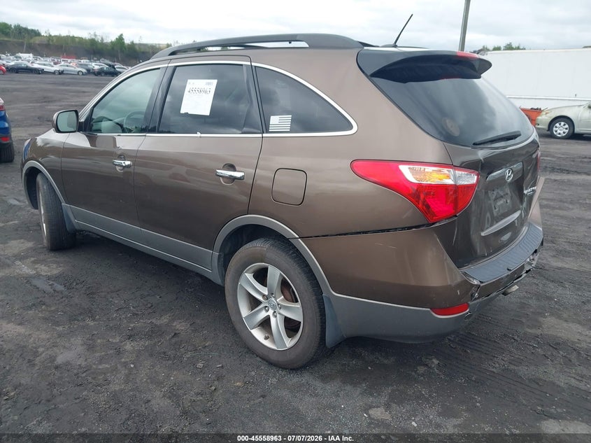 2011 Hyundai Veracruz VIN KM8NUDCC2BU171217 IAAI salvage auction — REAR END, Salvage (Pennsylvania), sold $825 on 2026-07-19 (photo 3)