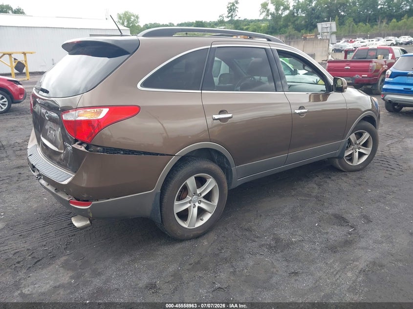 2011 Hyundai Veracruz VIN KM8NUDCC2BU171217 IAAI salvage auction — REAR END, Salvage (Pennsylvania), sold $825 on 2026-07-19 (photo 4)