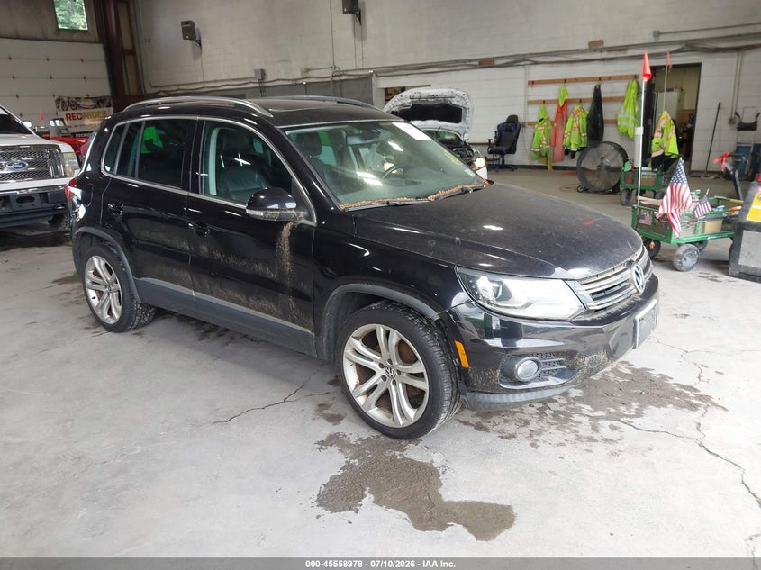 2012 Volkswagen Tiguan VIN WVGBV7AX9CW534237 IAAI salvage auction — NORMAL WEAR, Clear (New York), sold $400 on 2026-07-22 (photo 1)