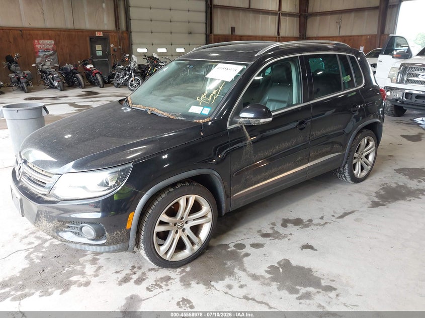 2012 Volkswagen Tiguan VIN WVGBV7AX9CW534237 IAAI salvage auction — NORMAL WEAR, Clear (New York), sold $400 on 2026-07-22 (photo 2)