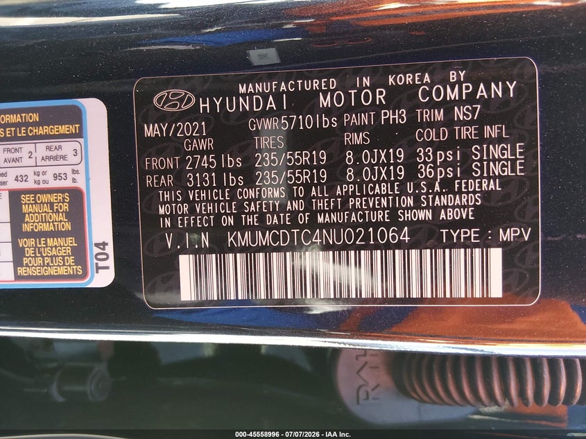 2022 Genesis Gv70 VIN KMUMCDTC4NU021064 IAAI salvage auction — FRONT END, Wait Title, sold $25 on 2026-08-02 (photo 9)